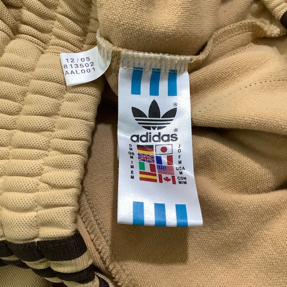 Adidas Three Striped Logo Men’s Medium Jogger in Mustard - Picture 6 of 8
